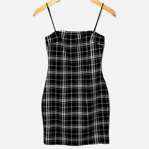 SHEIN Spaghetti Strap Plaid Dress X-Small
